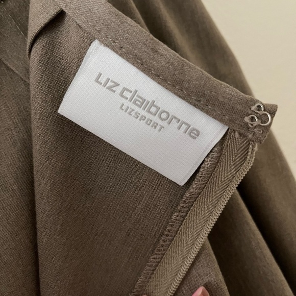 NWT ☀️Liz Claiborne Tan Conservative Office Career Maxi Skirt 8 - Picture 5 of 7